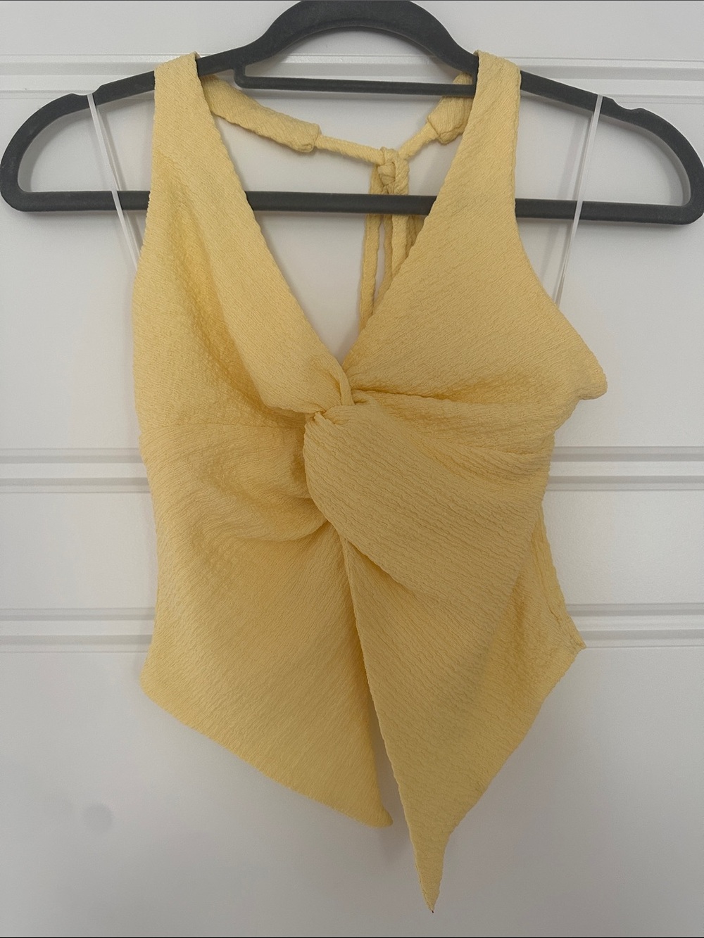 Knot-Front Yellow Women’s Camisole